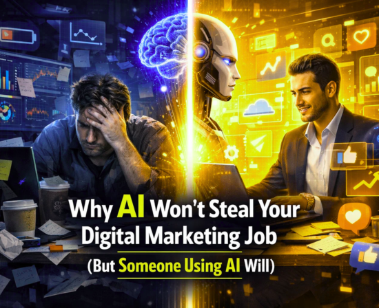 Why AI Won't Steal Your Digital Marketing Job (But Someone Using AI Will)